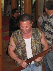 Jon Harris with Shotgun in hand