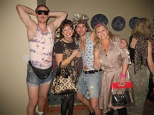 Friends past and present.